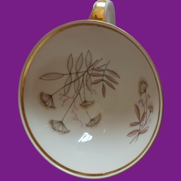 Bavaria vtg set of 3 pcs cup and saucers - Picture 8 of 9